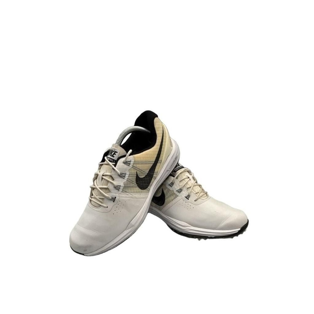Nike Lunar Control 3 White Black Golf Shoes - Picture 1 of 7